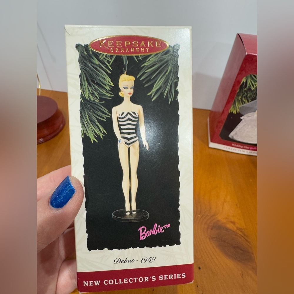 Barbie debut ornament 1994 hallmark keepsake